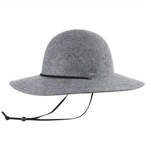 NEW PISTIL women's tegan wide brim hat in grey